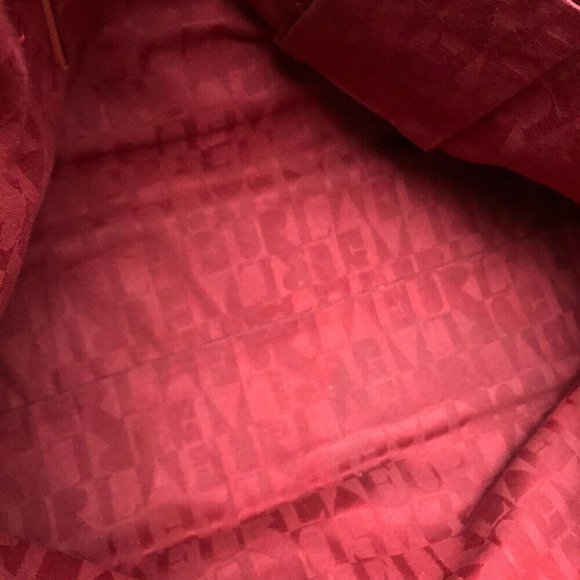 FURLA Shoulder Bag Hand Bag Canvas / Leather Brown - Picture 9 of 10